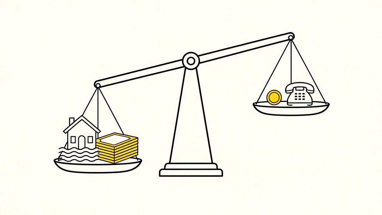What one call is worth: the job value to the business next to the network payout, by niche