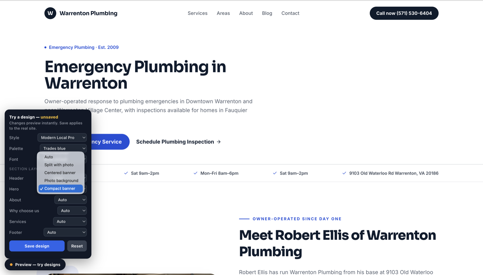 Make every site look different